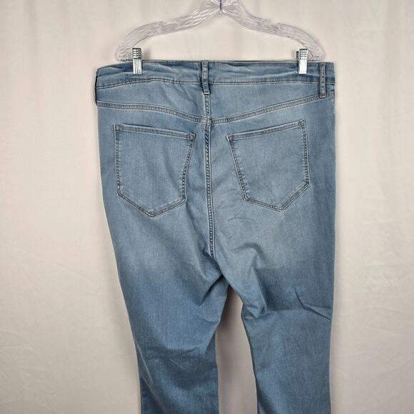 Old Navy Rockstar Super Skinny Jeans Women's 20 - 24 Blue Extra High Rise NWT - Picture 7 of 16